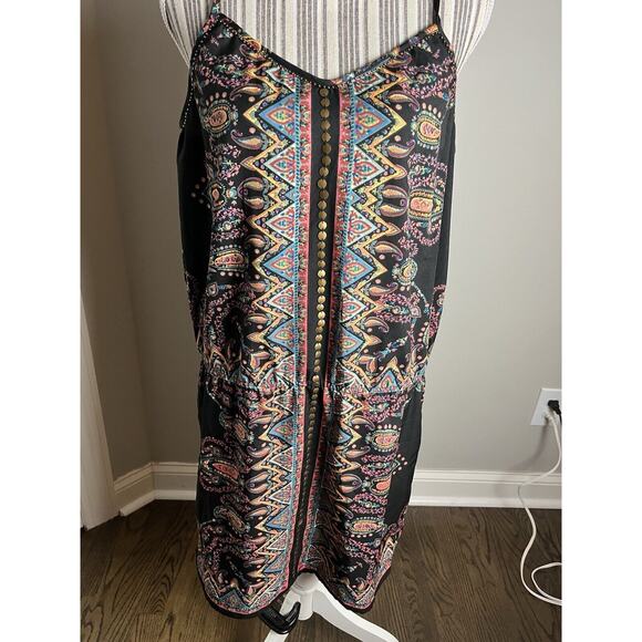 Angie Multicolor speghetti strap BOHO/Hippi Sundress Festival Summer Spring - Picture 1 of 7